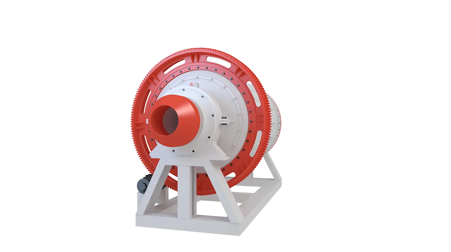 制砂棒磨机360度旋转图