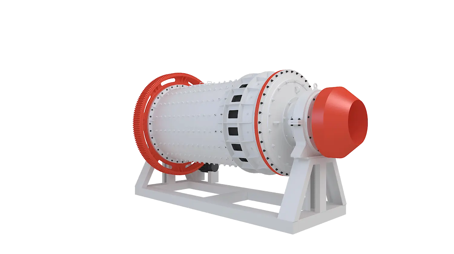 制砂棒磨机360度旋转图