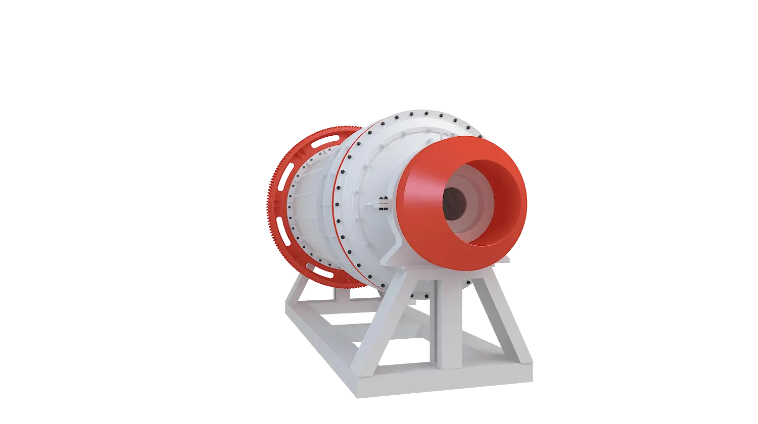 制砂棒磨机360度旋转图