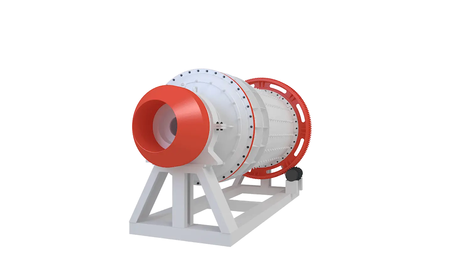 制砂棒磨机360度旋转图