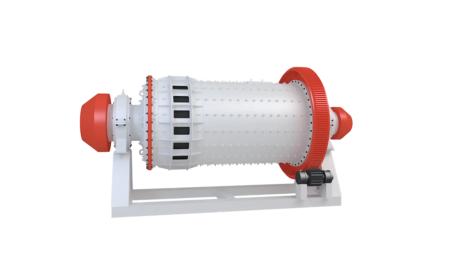 制砂棒磨机360度旋转图