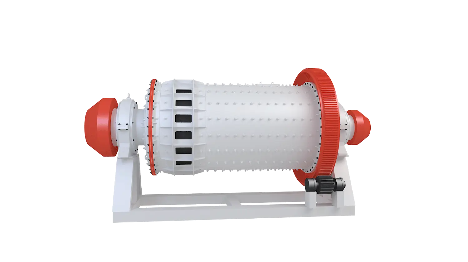 制砂棒磨机360度旋转图