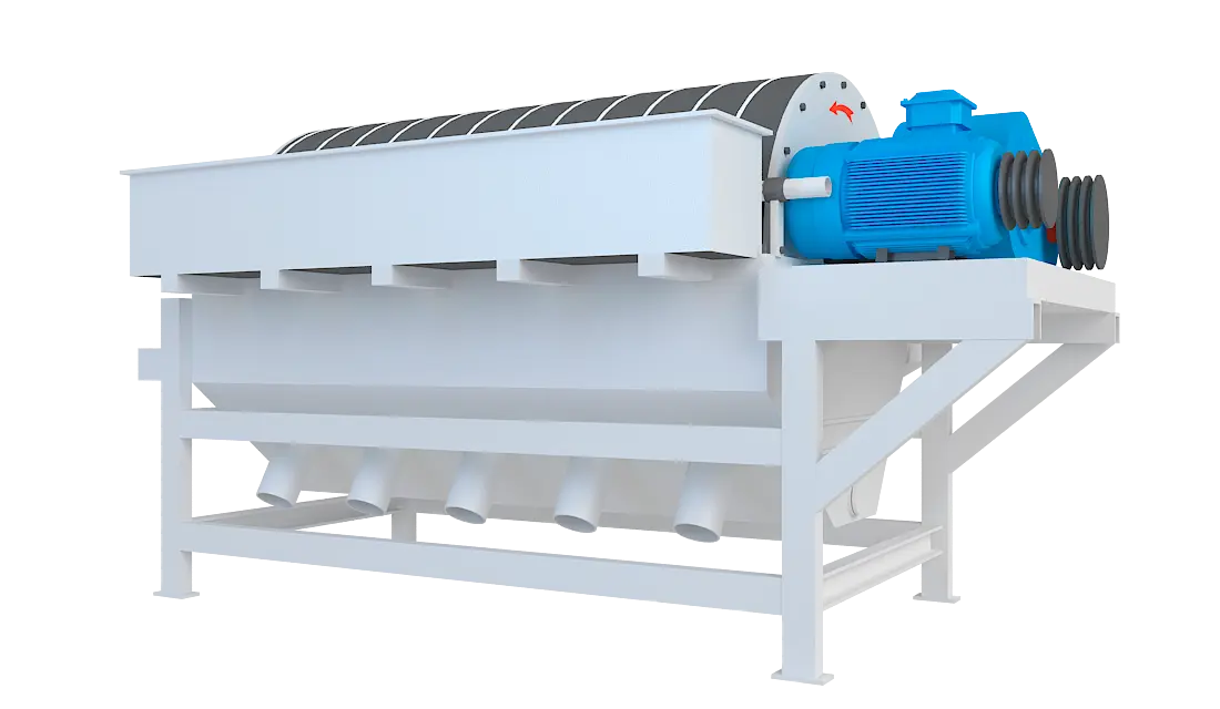 永磁筒式磁选机360度旋转图