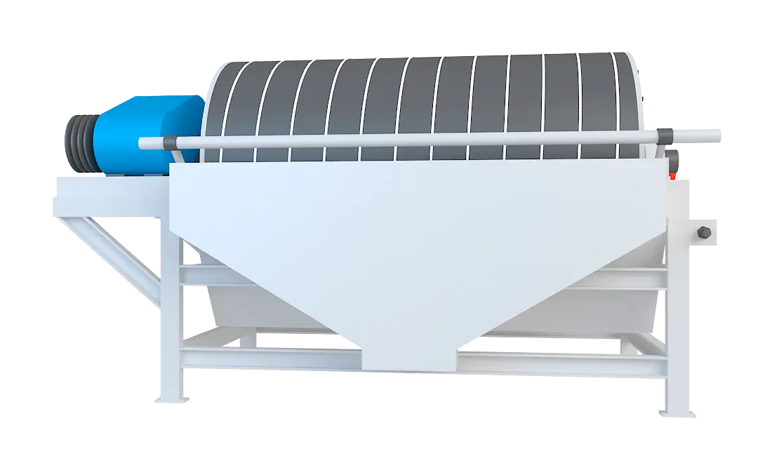 永磁筒式磁选机360度旋转图