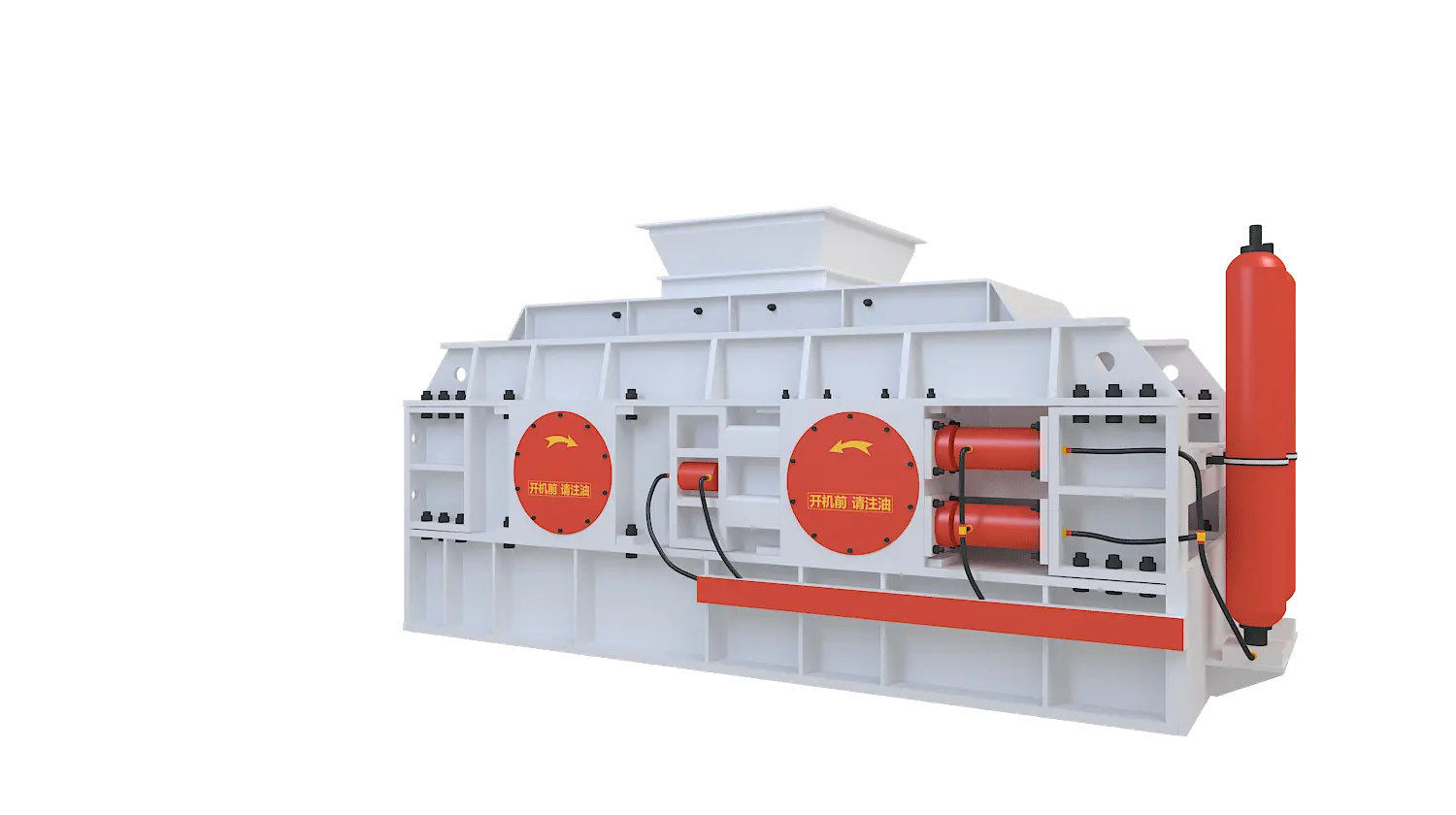 对辊制砂机360度旋转图