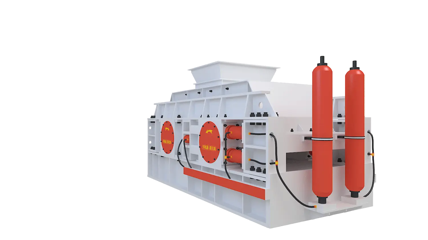 对辊制砂机360度旋转图