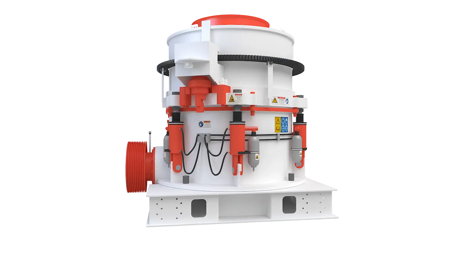 KHP系列多缸液压圆锥破碎机360度旋转图