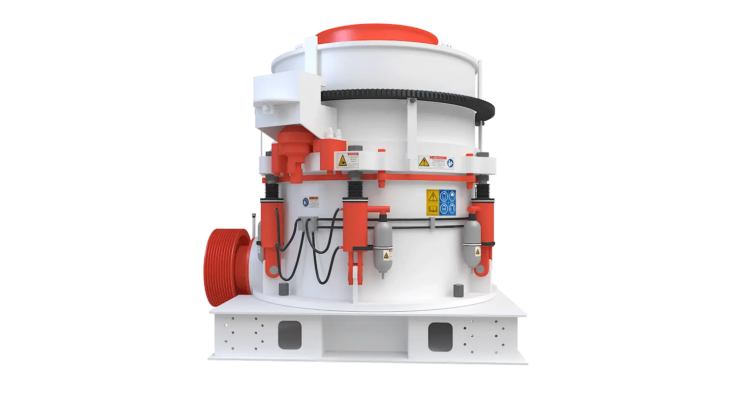 KHP系列多缸液压圆锥破碎机360度旋转图