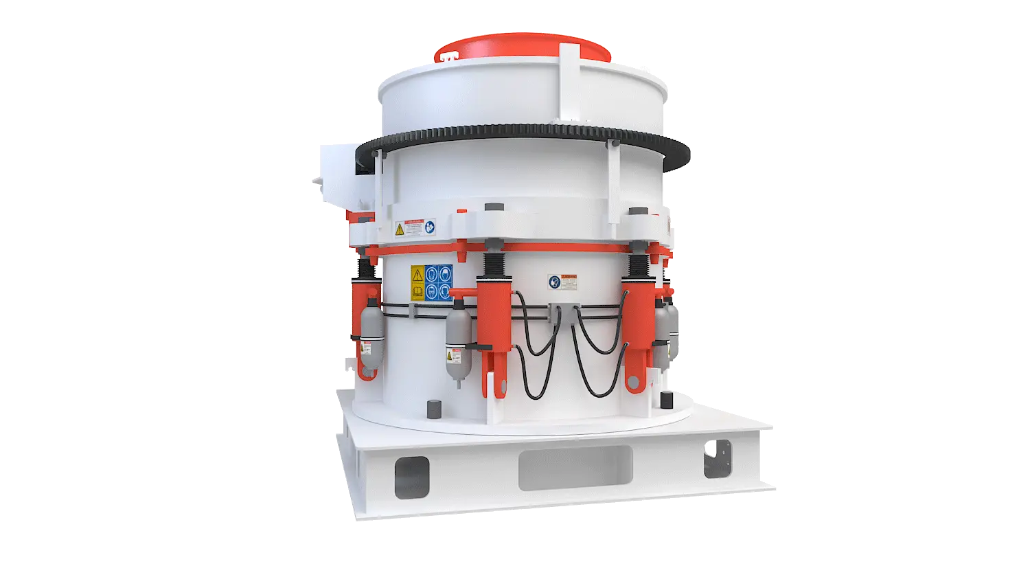 KHP系列多缸液压圆锥破碎机360度旋转图