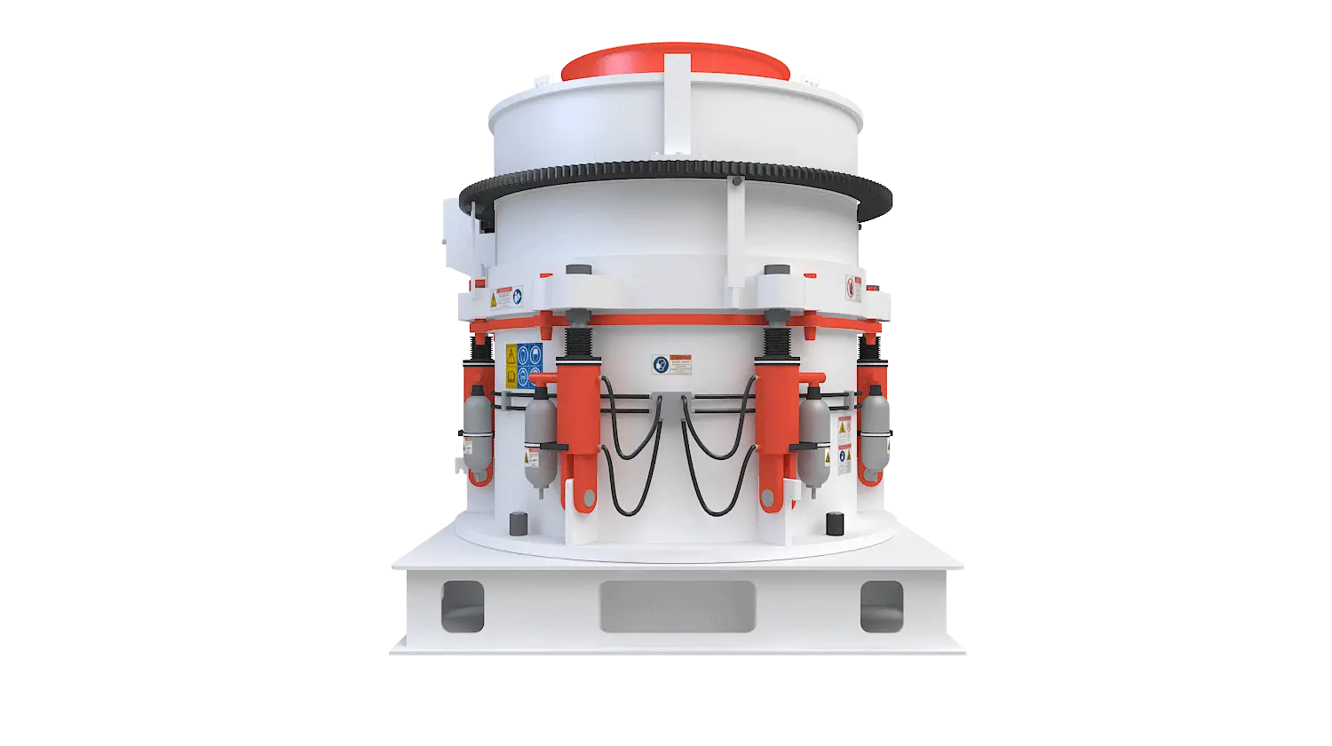 KHP系列多缸液压圆锥破碎机360度旋转图