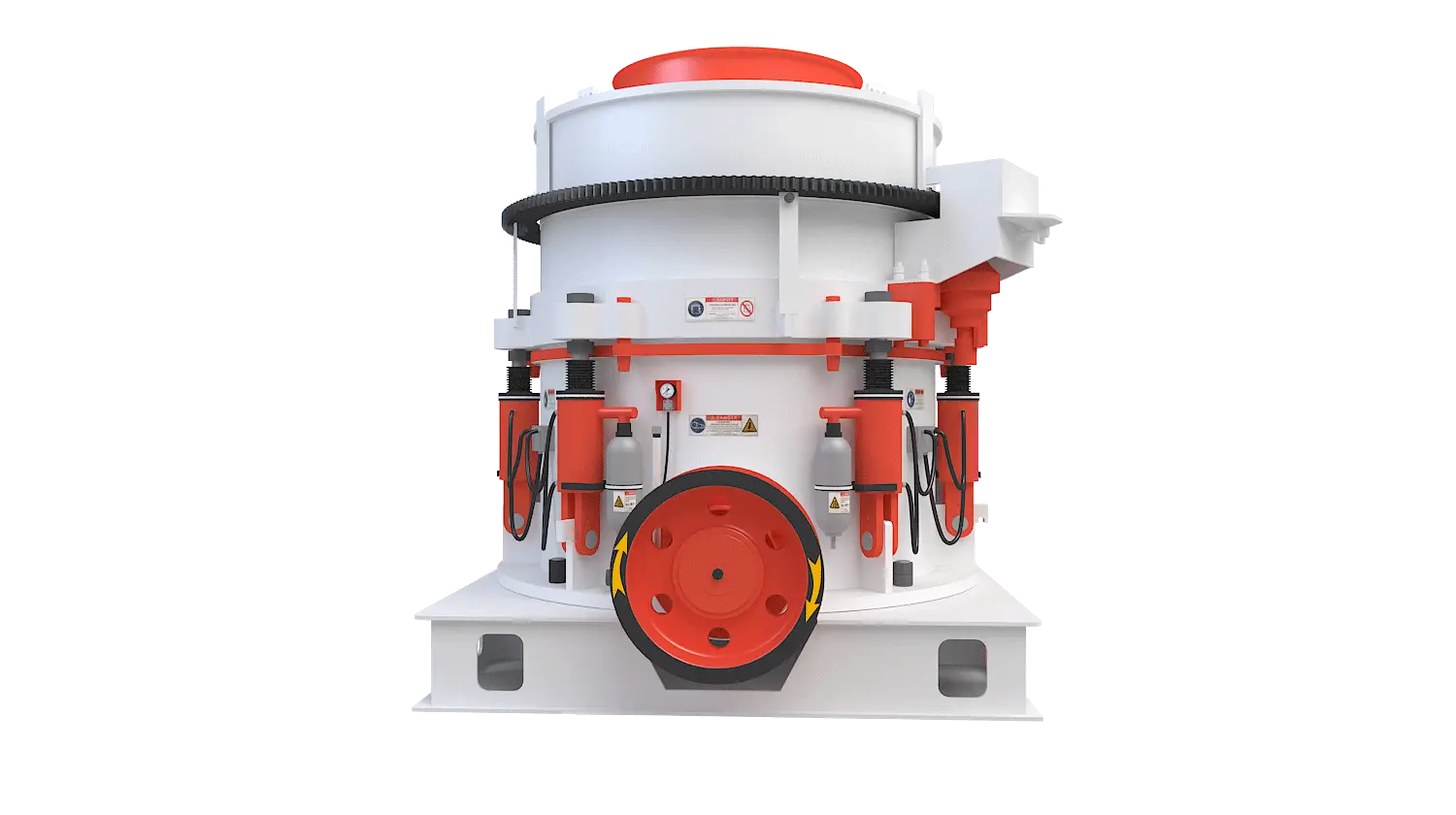 KHP系列多缸液压圆锥破碎机360度旋转图