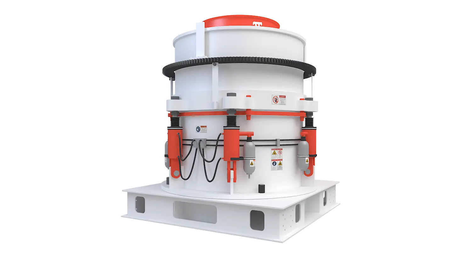 KHP系列多缸液压圆锥破碎机360度旋转图