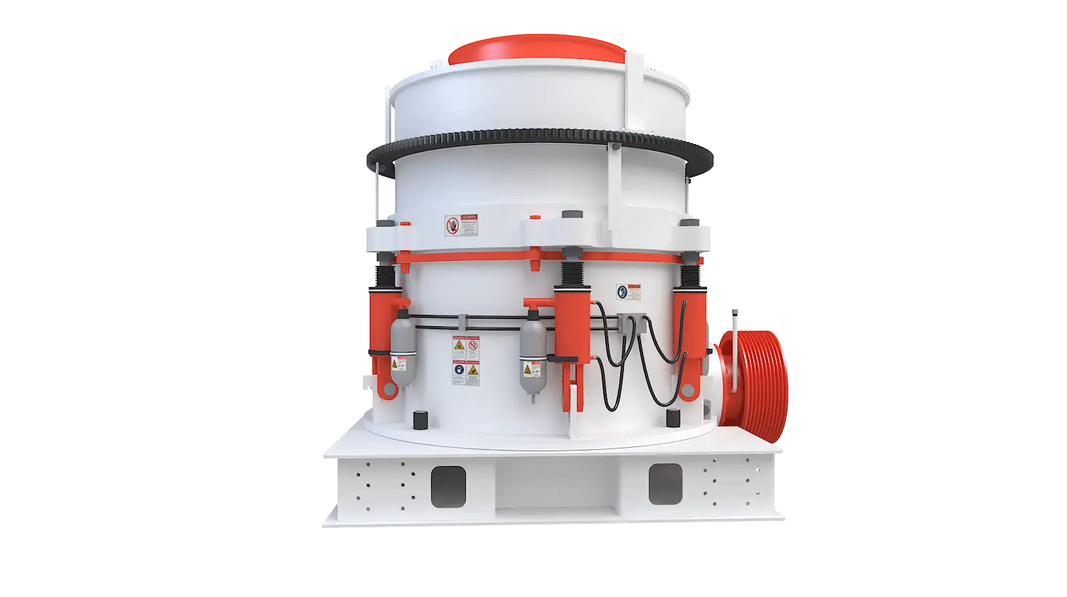 KHP系列多缸液压圆锥破碎机360度旋转图