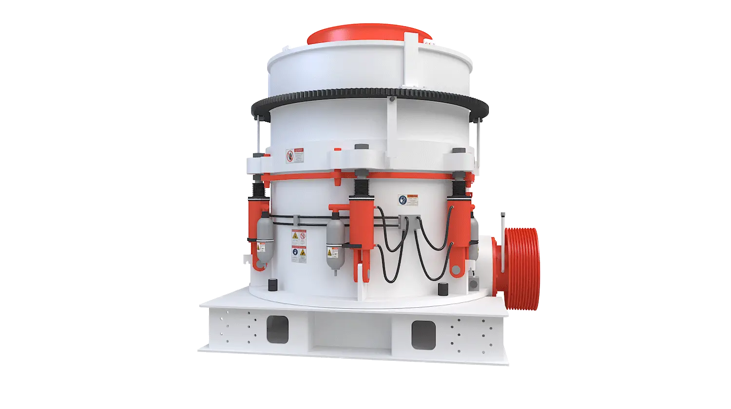 KHP系列多缸液压圆锥破碎机360度旋转图