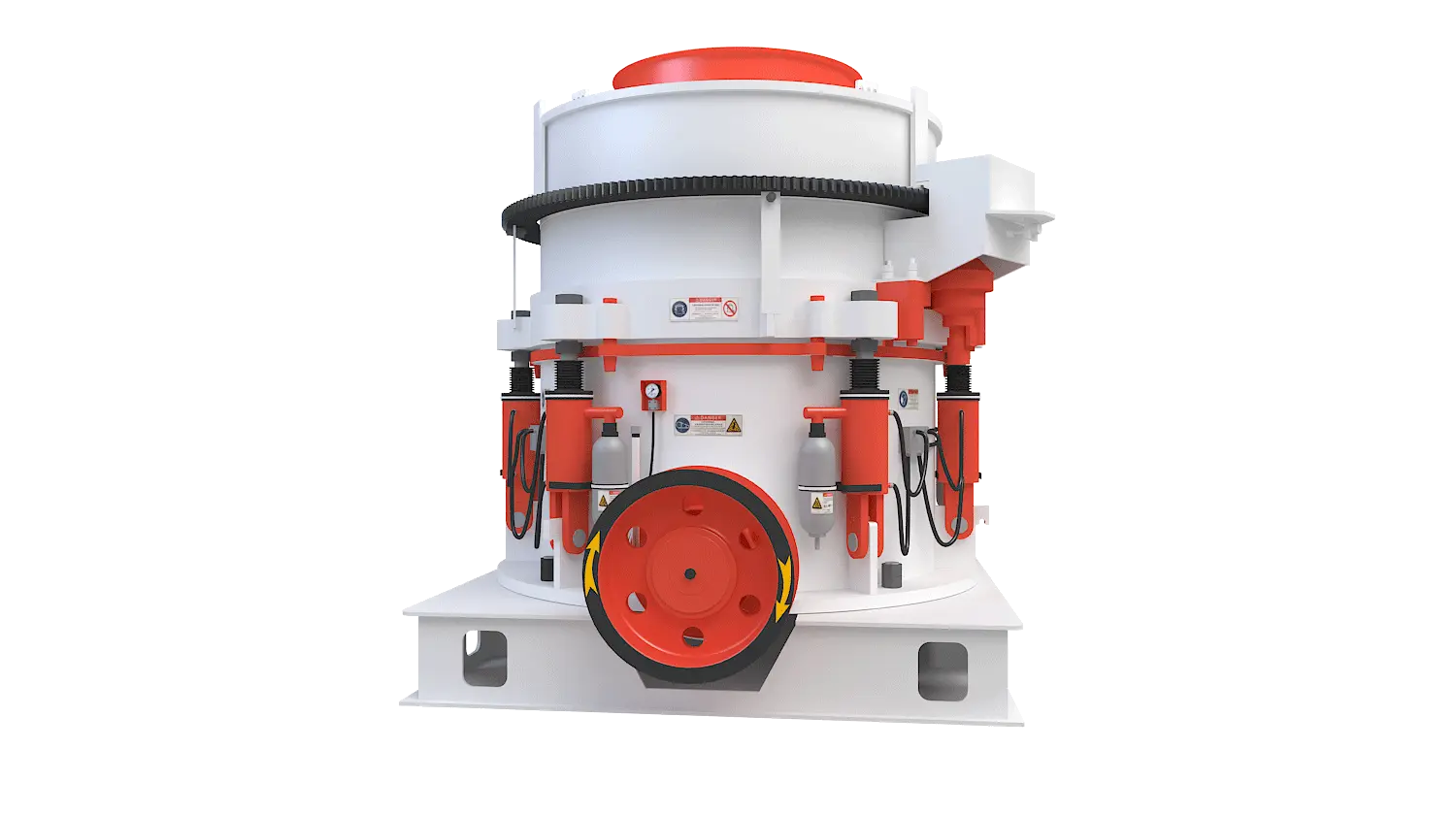KHP系列多缸液压圆锥破碎机360度旋转图