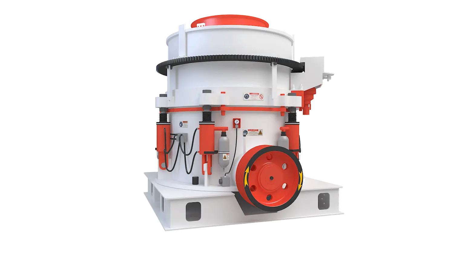 KHP系列多缸液压圆锥破碎机360度旋转图