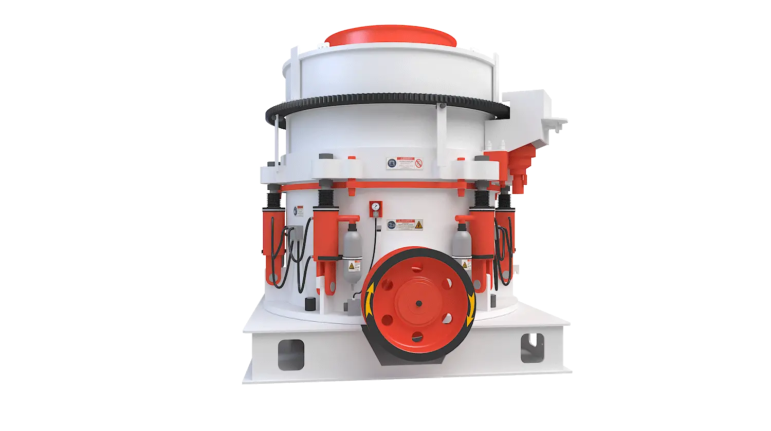 KHP系列多缸液压圆锥破碎机360度旋转图
