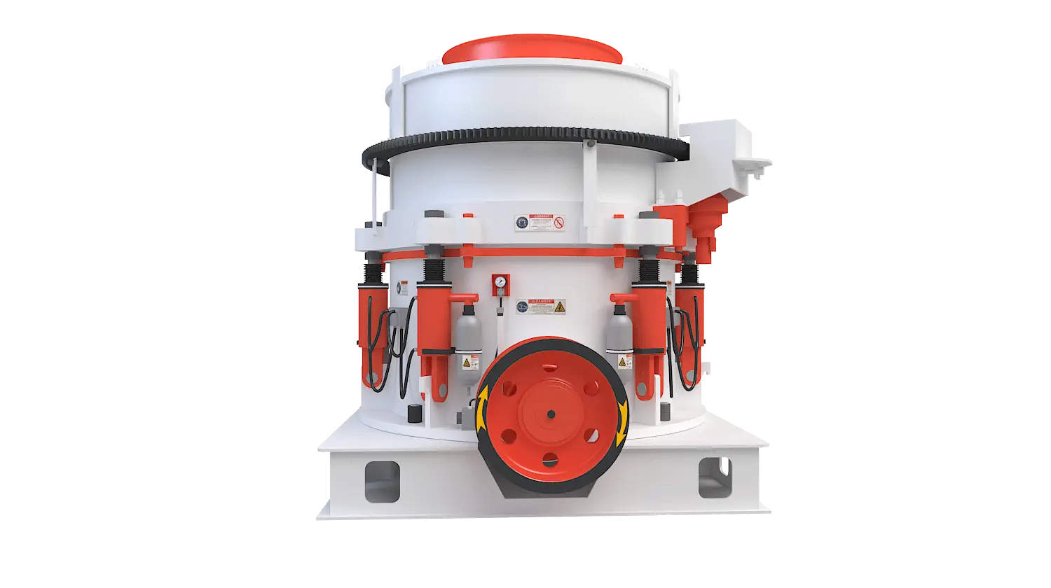 KHP系列多缸液压圆锥破碎机360度旋转图