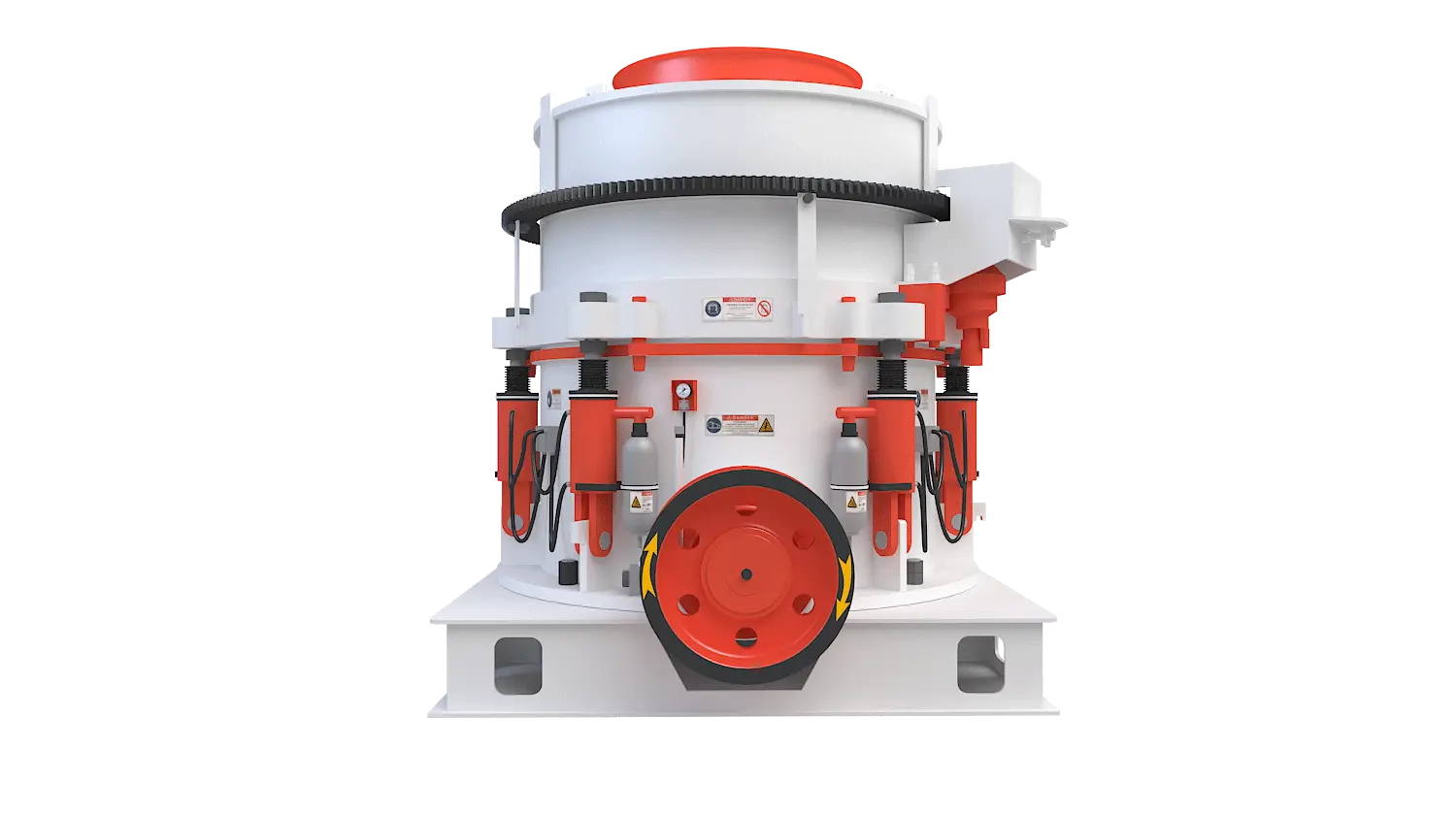 KHP系列多缸液压圆锥破碎机360度旋转图