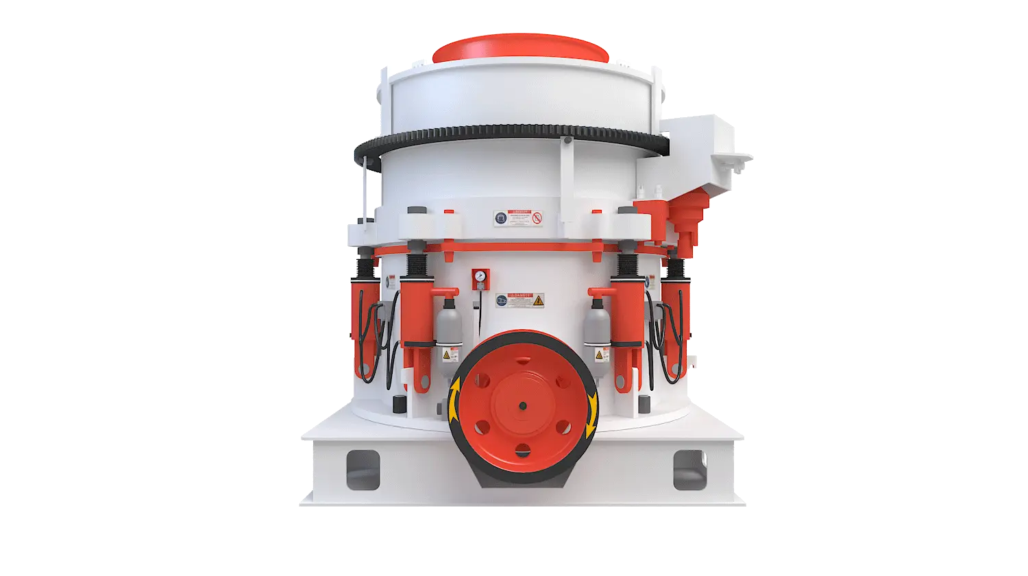 KHP系列多缸液压圆锥破碎机360度旋转图