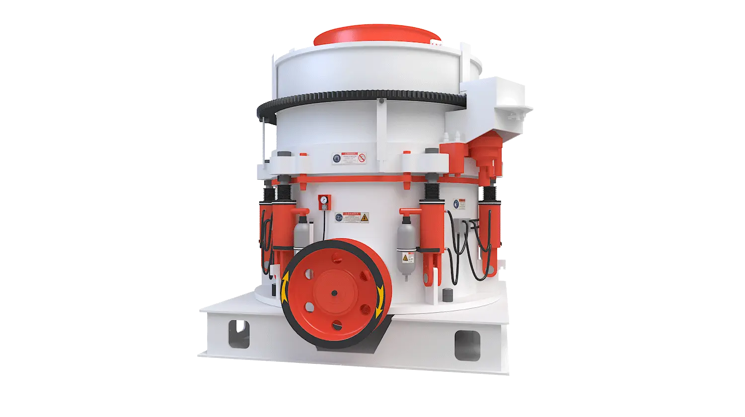 KHP系列多缸液压圆锥破碎机360度旋转图