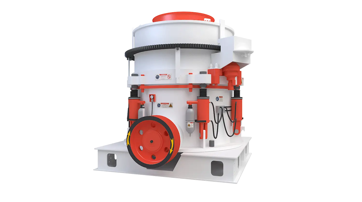 KHP系列多缸液压圆锥破碎机360度旋转图