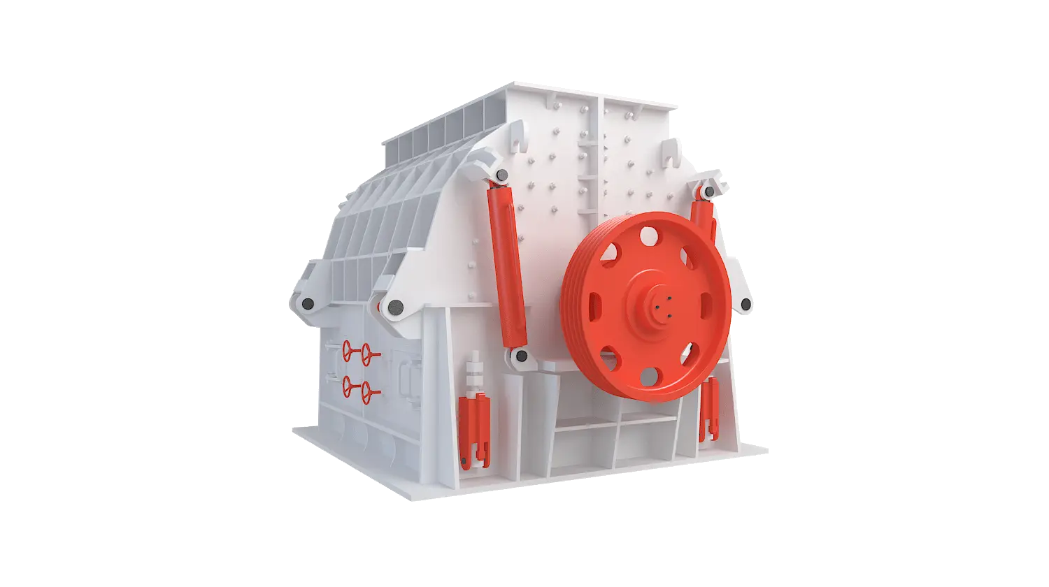 PCK系列单转子可逆制砂机360度旋转图