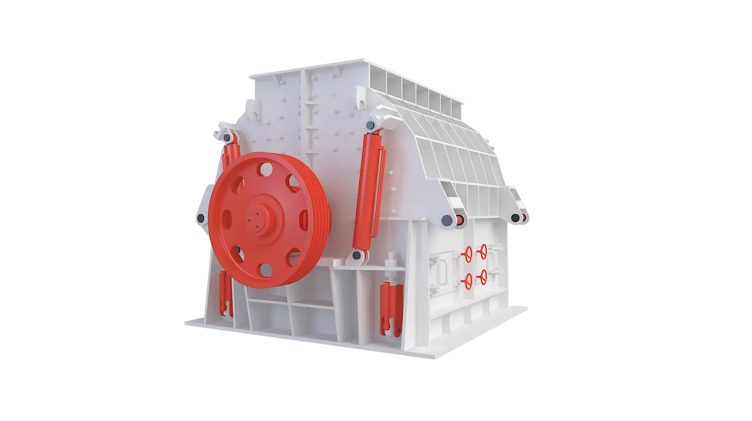 PCK系列单转子可逆制砂机360度旋转图