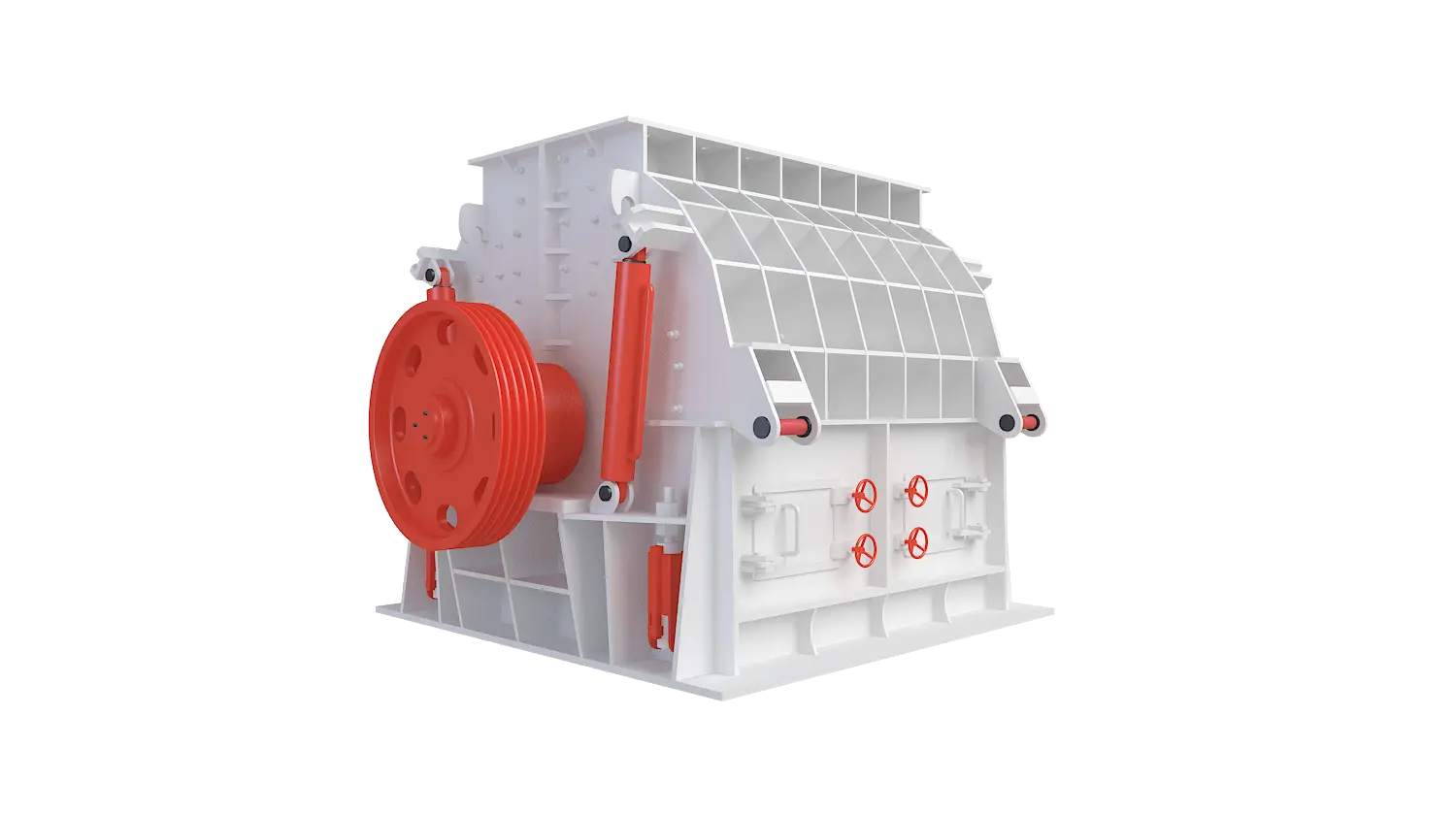 PCK系列单转子可逆制砂机360度旋转图