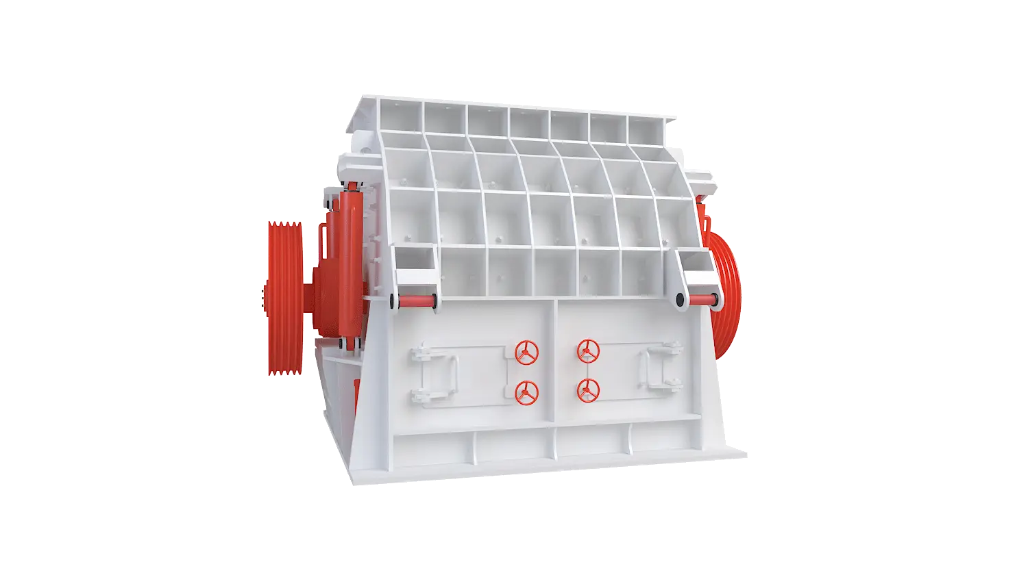 PCK系列单转子可逆制砂机360度旋转图