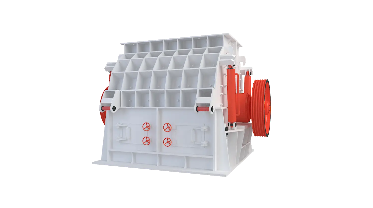 PCK系列单转子可逆制砂机360度旋转图