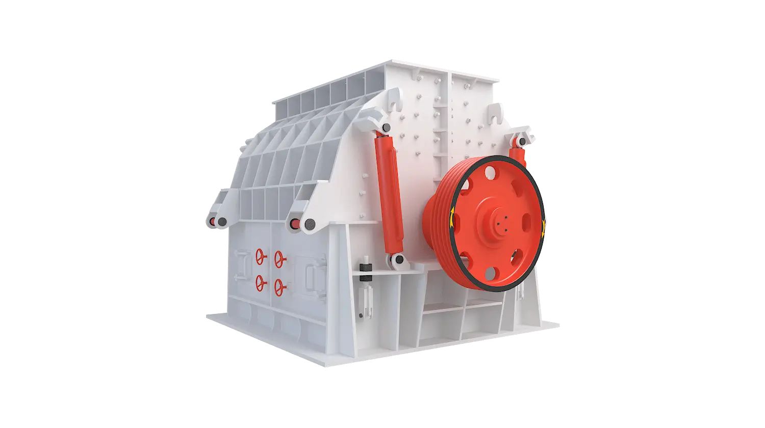 PCK系列单转子可逆制砂机360度旋转图