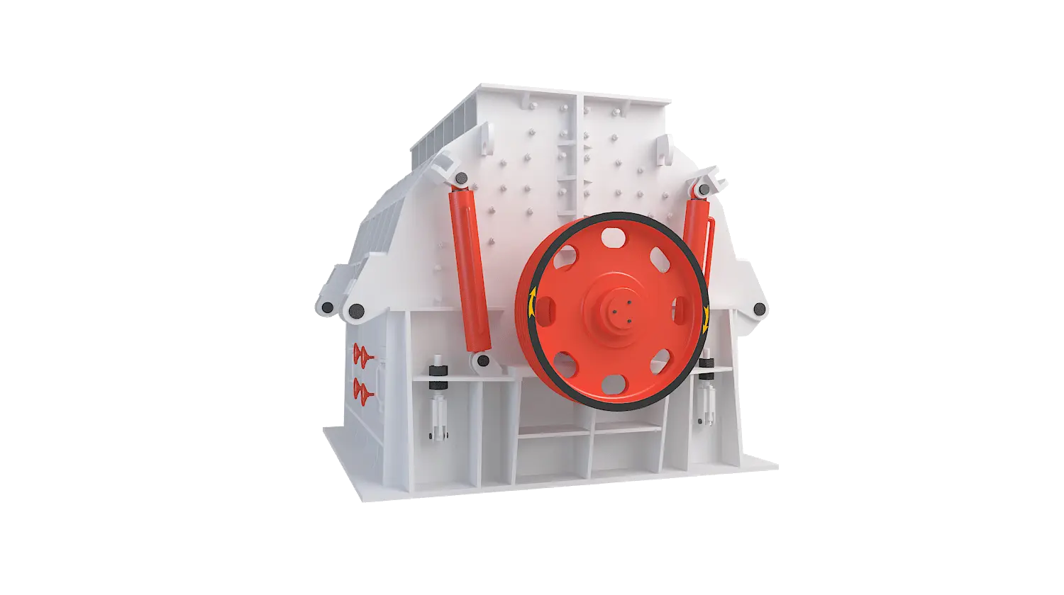 PCK系列单转子可逆制砂机360度旋转图