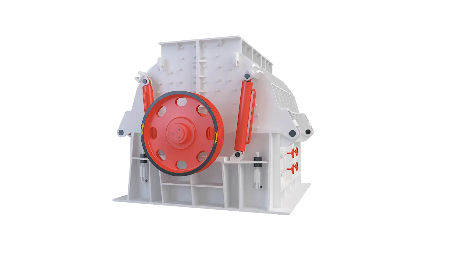 PCK系列单转子可逆制砂机360度旋转图