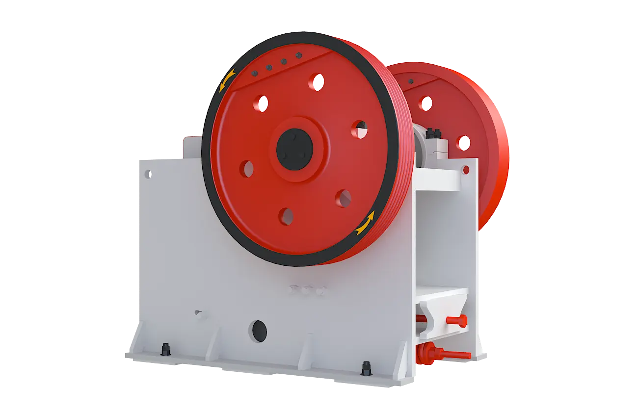 PE系列颚式破碎机360度旋转图