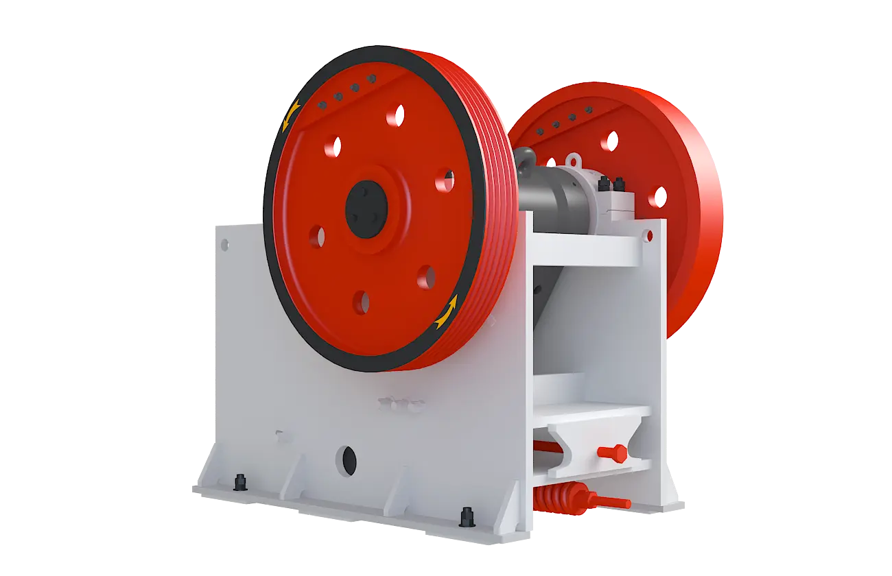 PE系列颚式破碎机360度旋转图