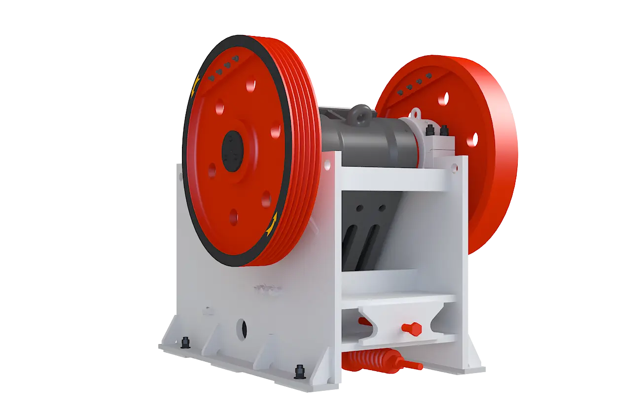 PE系列颚式破碎机360度旋转图