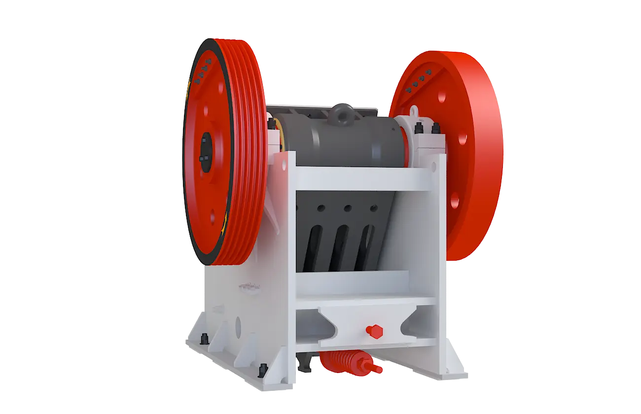 PE系列颚式破碎机360度旋转图