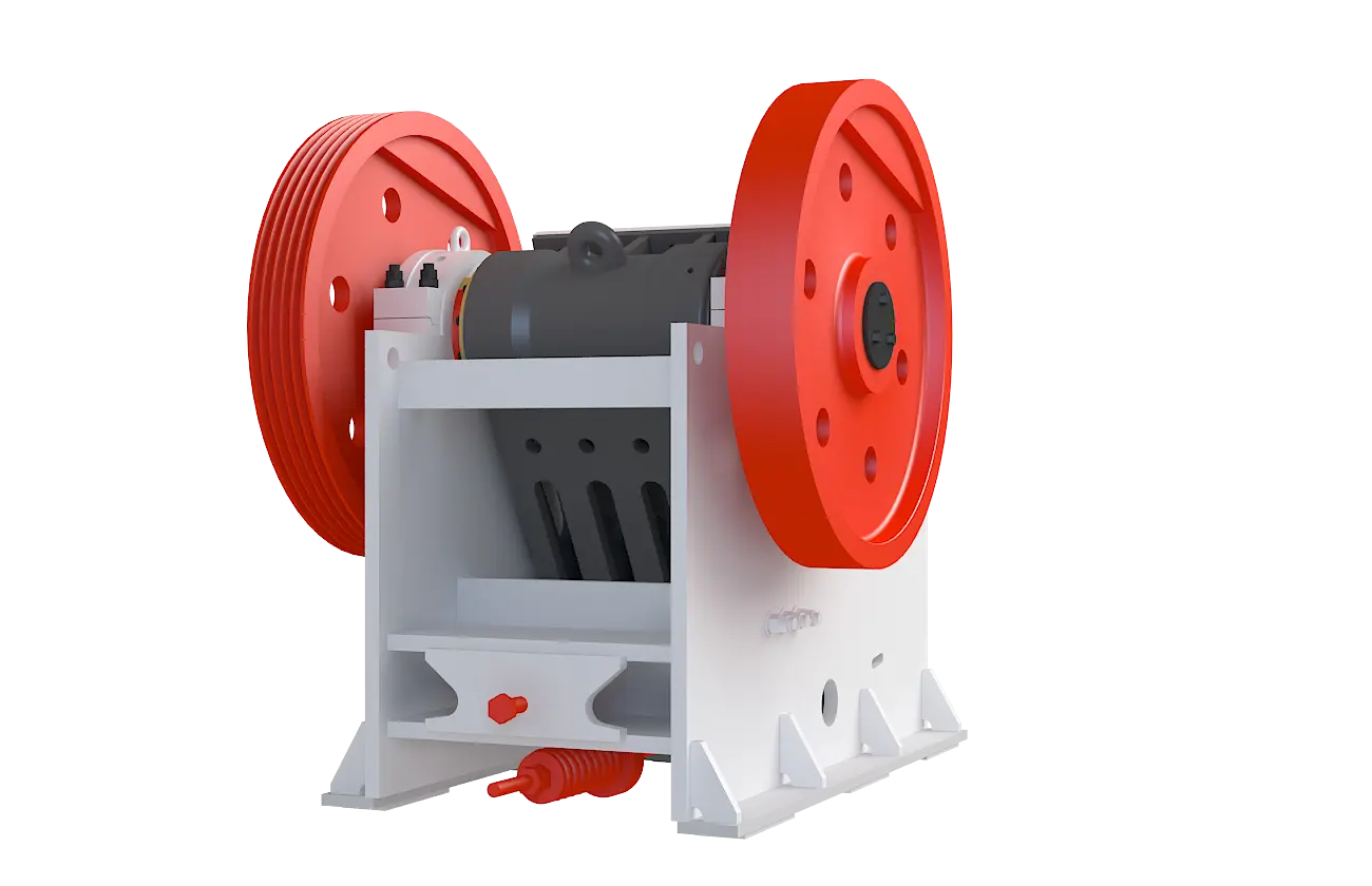 PE系列颚式破碎机360度旋转图