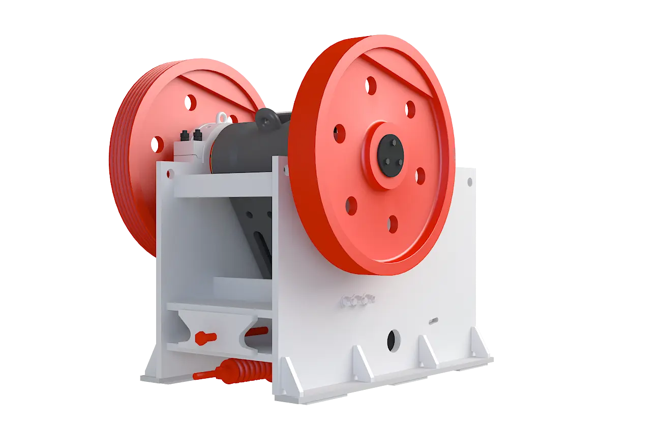 PE系列颚式破碎机360度旋转图