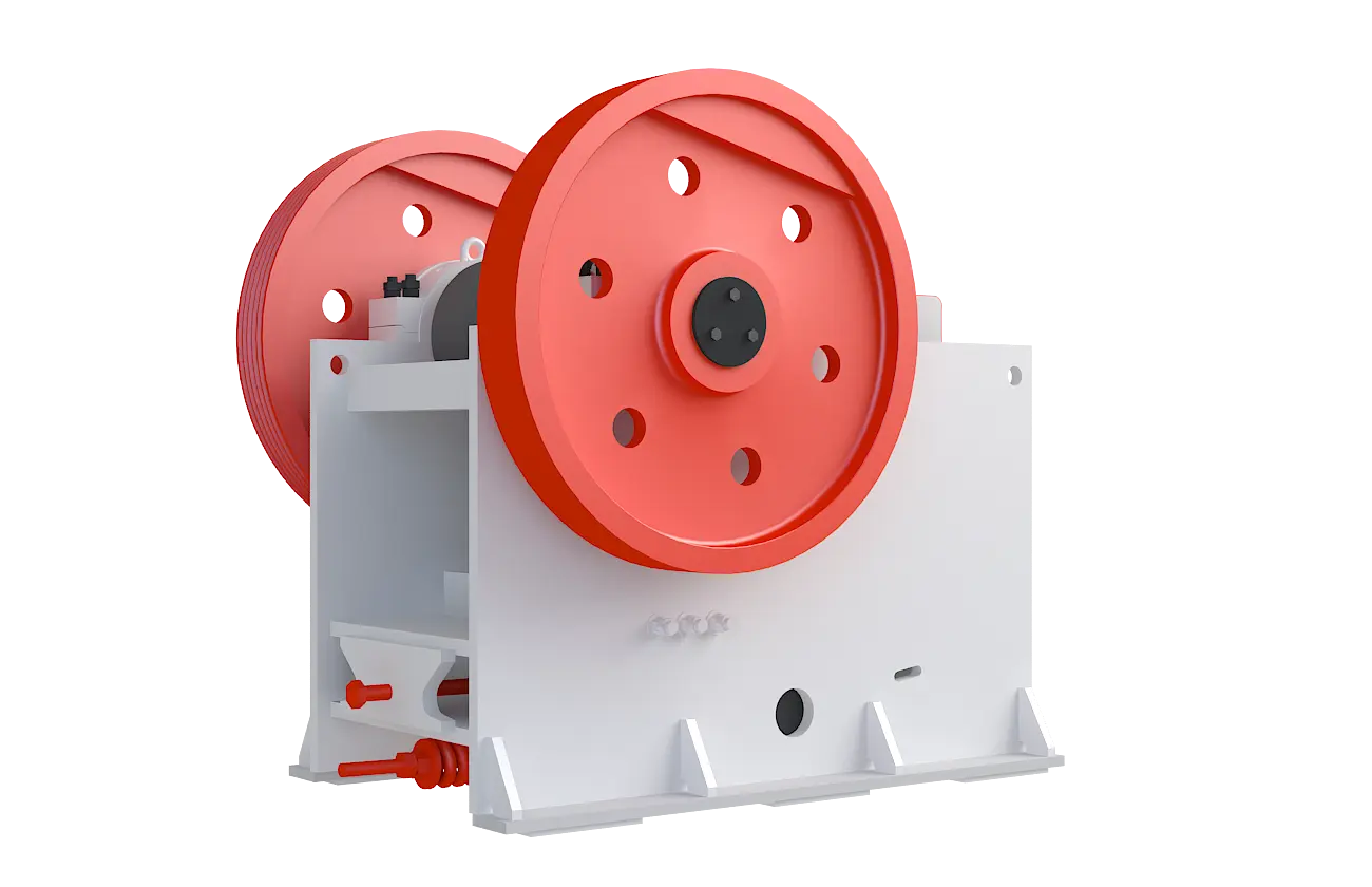 PE系列颚式破碎机360度旋转图