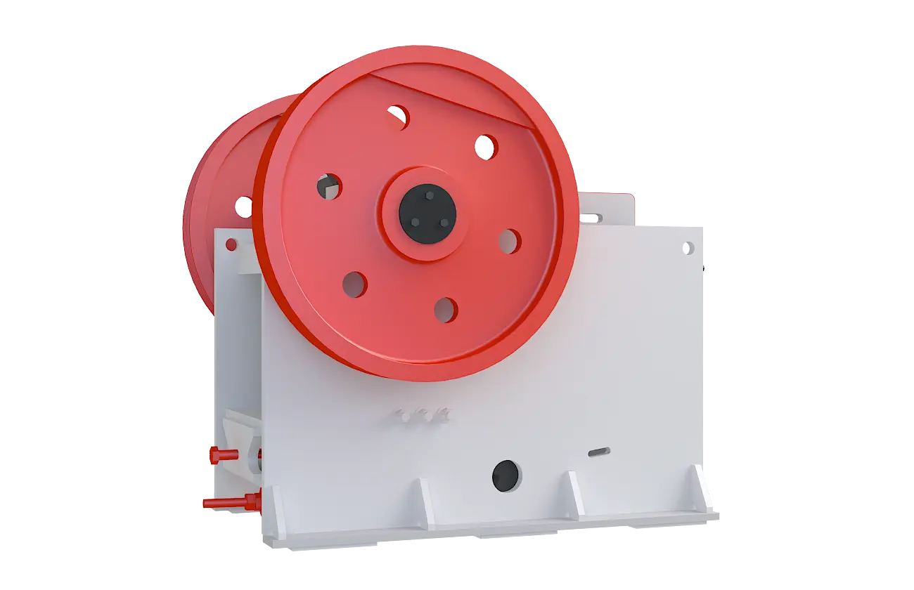 PE系列颚式破碎机360度旋转图