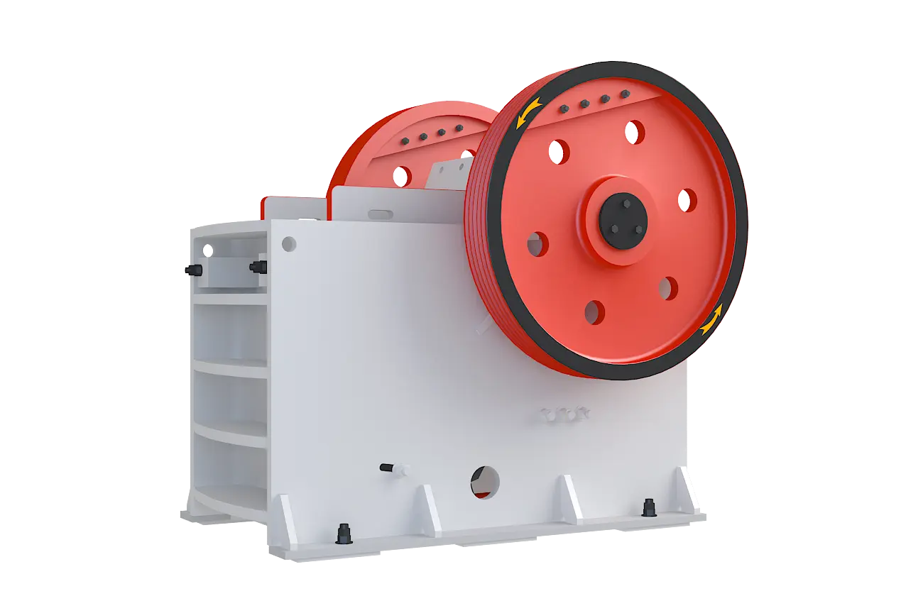 PE系列颚式破碎机360度旋转图