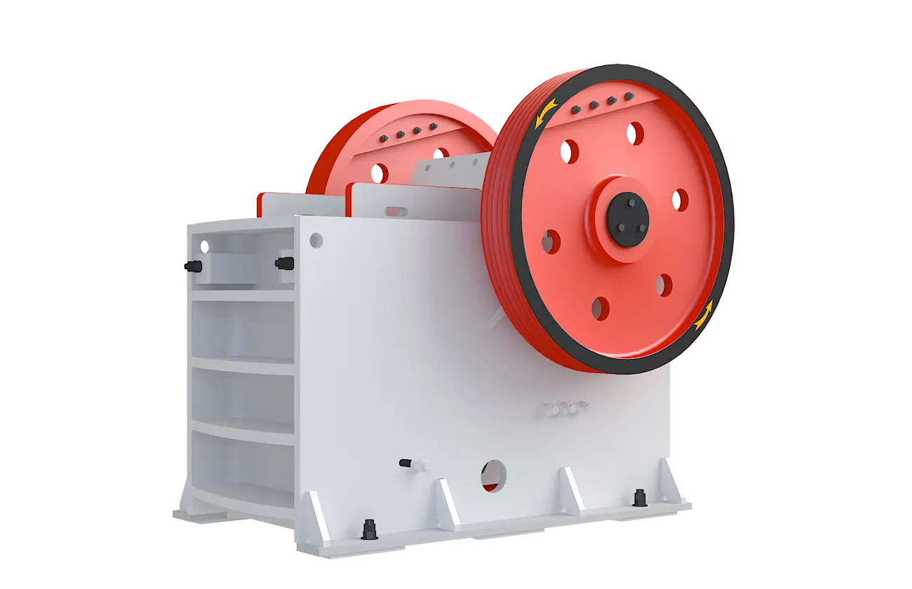 PE系列颚式破碎机360度旋转图