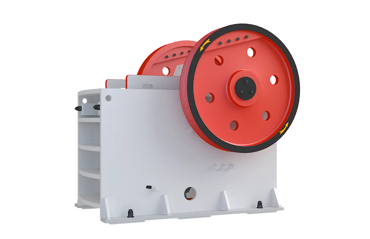 PE系列颚式破碎机360度旋转图