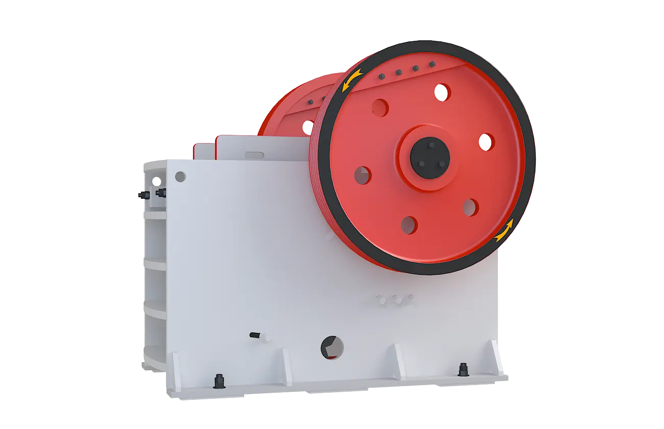 PE系列颚式破碎机360度旋转图