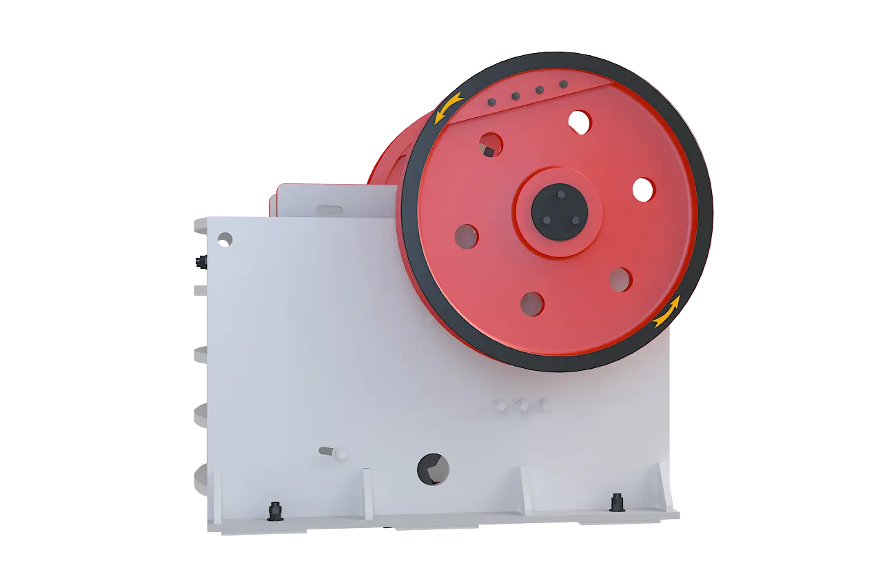 PE系列颚式破碎机360度旋转图