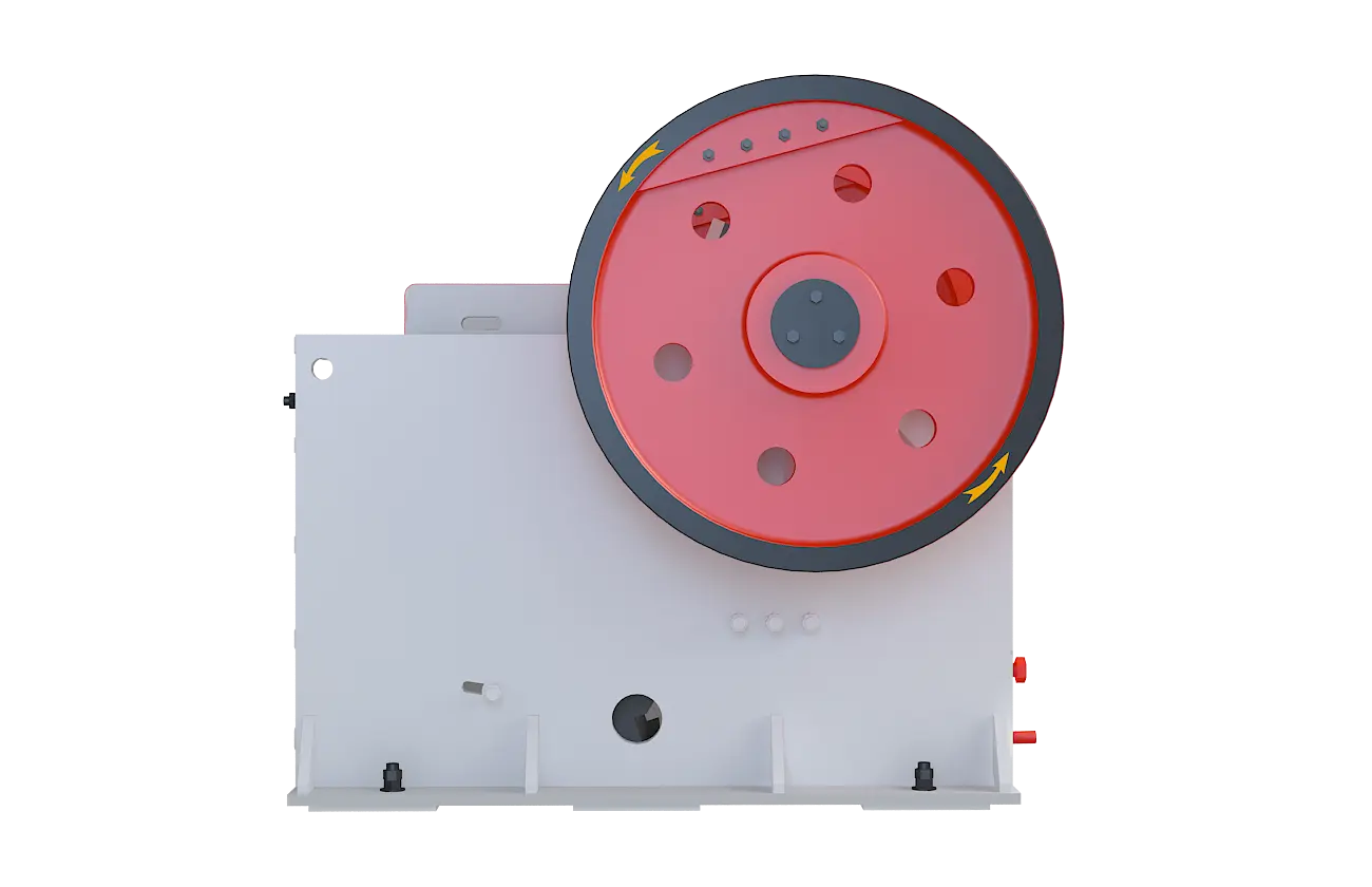 PE系列颚式破碎机360度旋转图