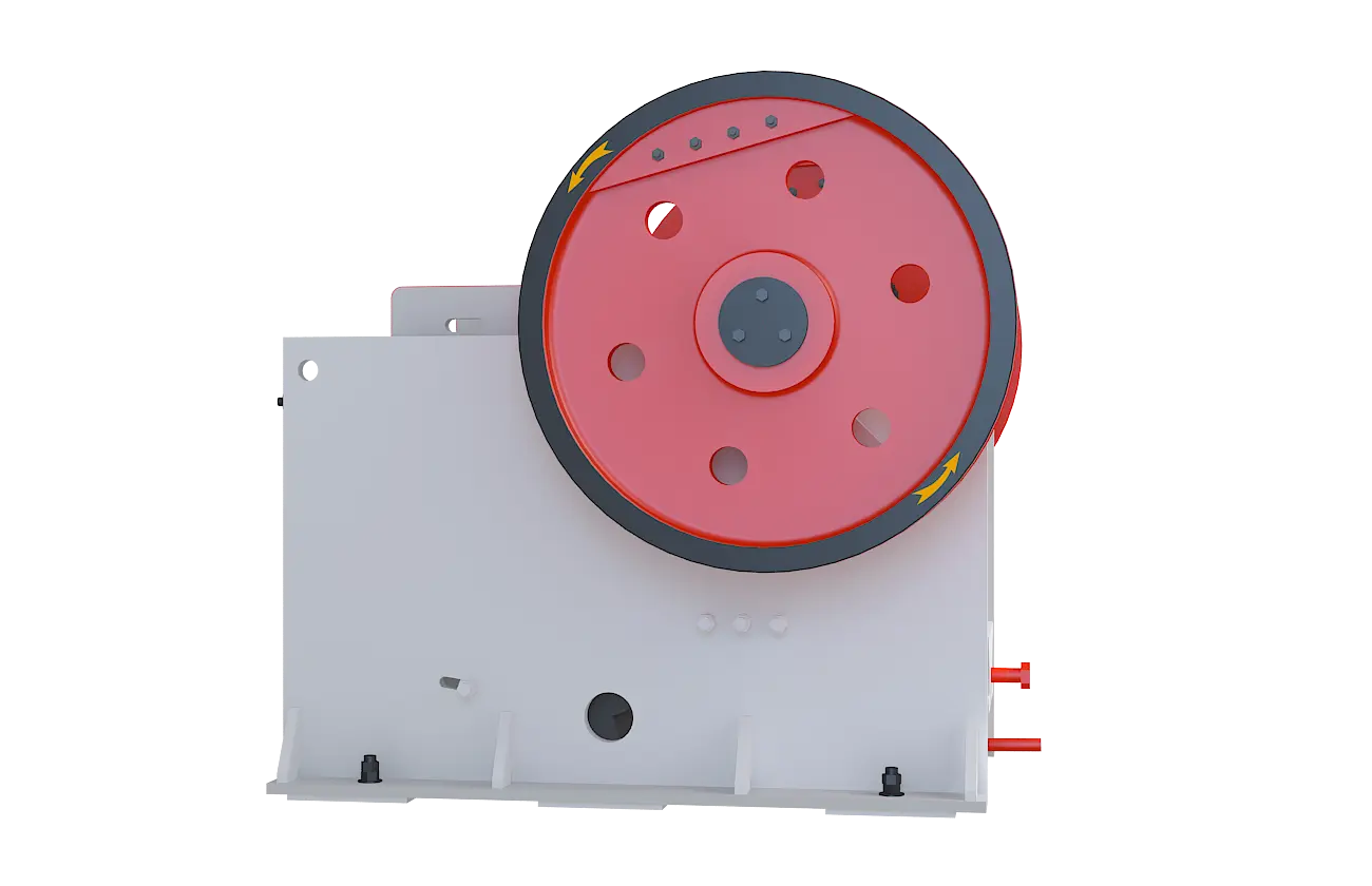 PE系列颚式破碎机360度旋转图