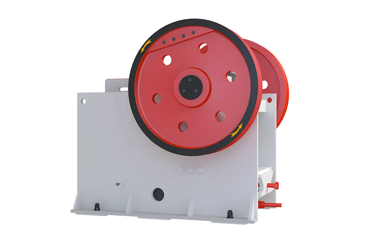 PE系列颚式破碎机360度旋转图